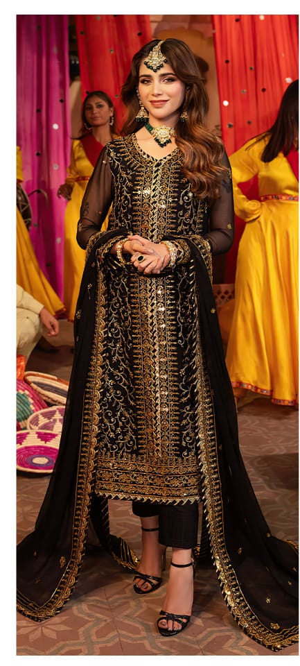 Al Khushbu 6010 Zahra Rubab Georgette With Heavy Embroidered Worked Pakistani Suits