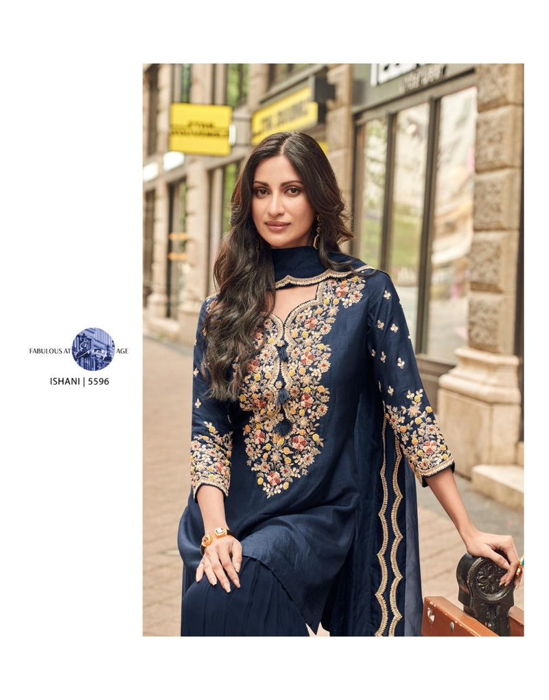 Sayuri Designer Ishani 5596 Premium Silk Party Wear Suits