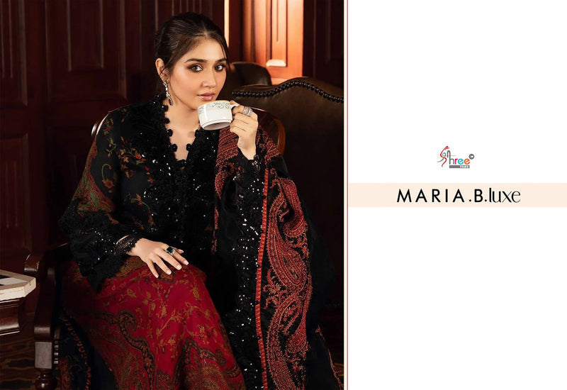 Shree Fabs S 8031 Mariya B Pure Cotton Print With Heavy Embroiderd Patches Pakistani Suits