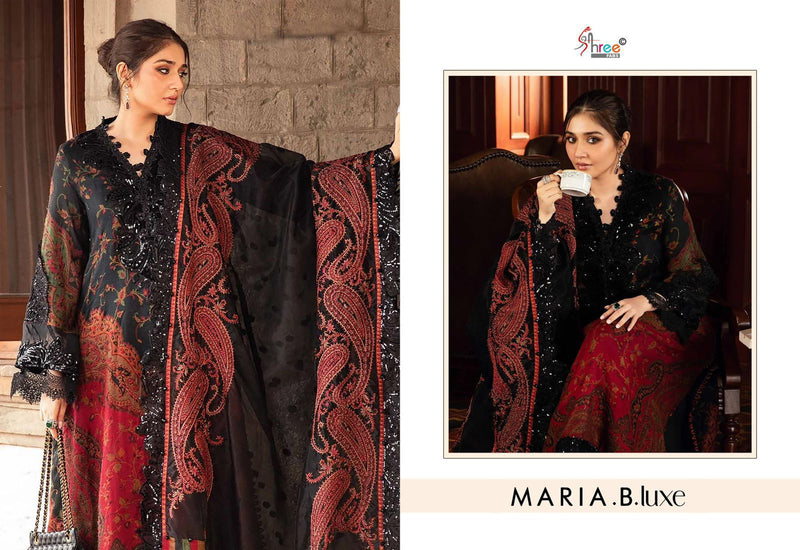 Shree Fabs S 8031 Mariya B Pure Cotton Print With Heavy Embroiderd Patches Pakistani Suits