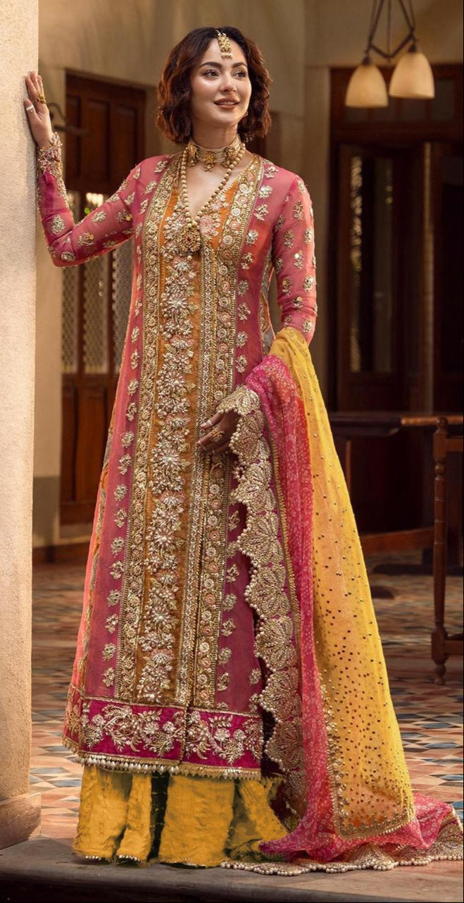 Ramsha R 548 Georgette Heavy Embroidery Worked Pakistani Suits