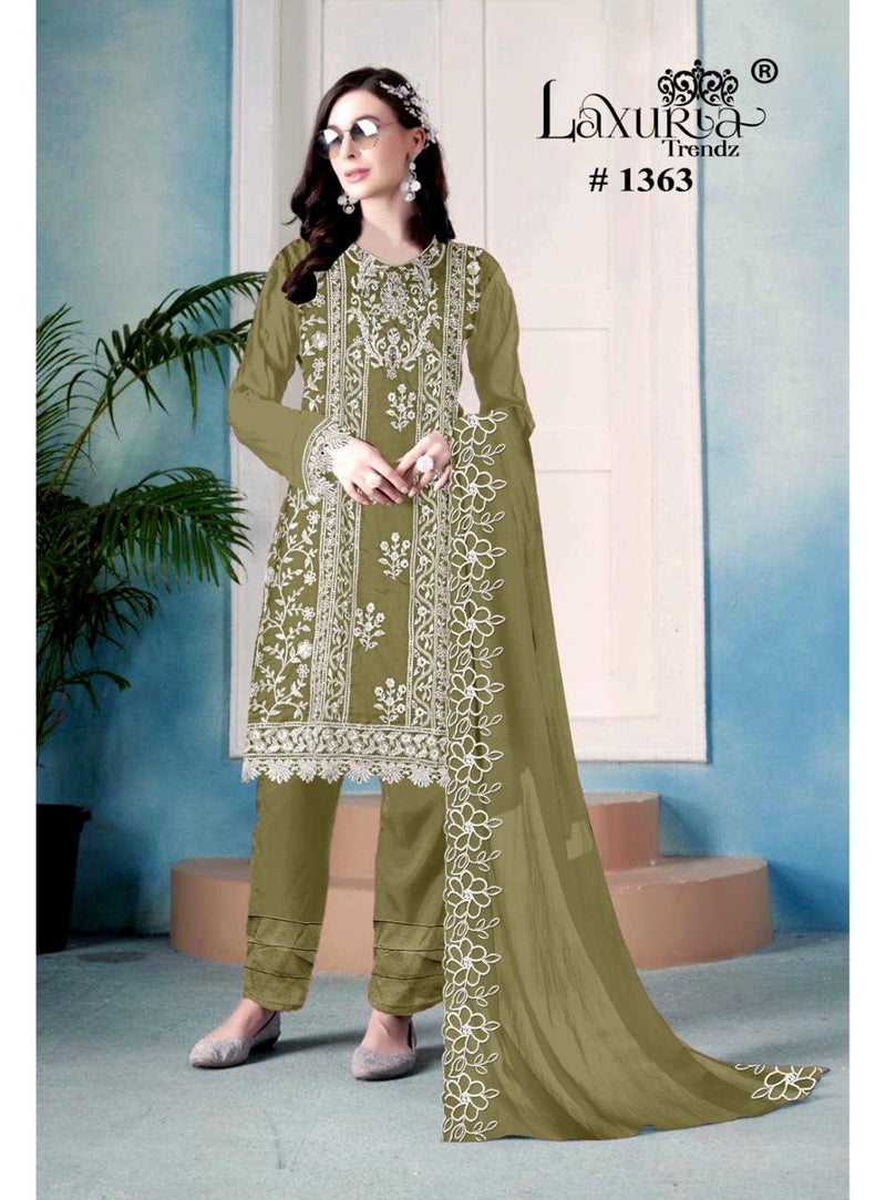 Laxuria Trendz 1363 Classic Heavy Embroidery With Heavy Handwork Stylish Pakistani Kurti