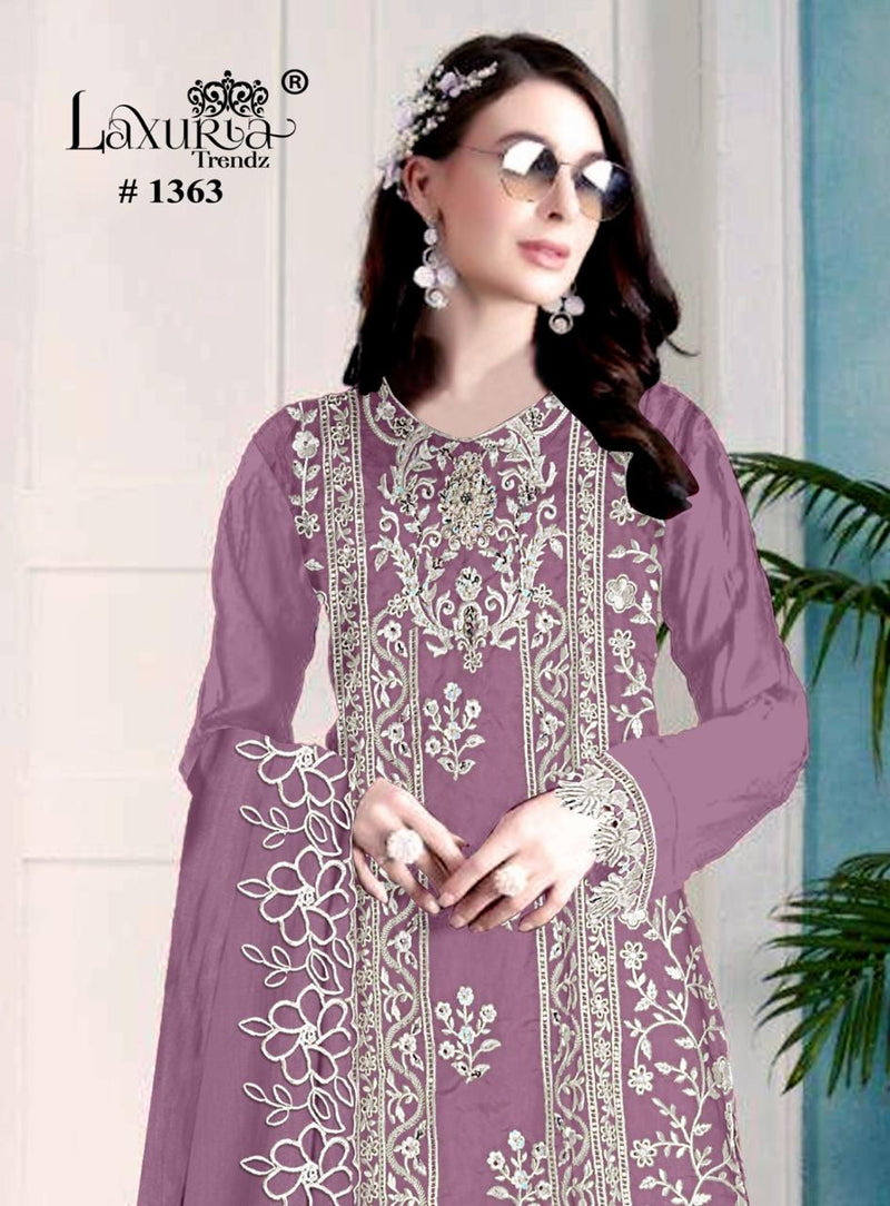 Laxuria Trendz 1363 Classic Heavy Embroidery With Heavy Handwork Stylish Pakistani Kurti